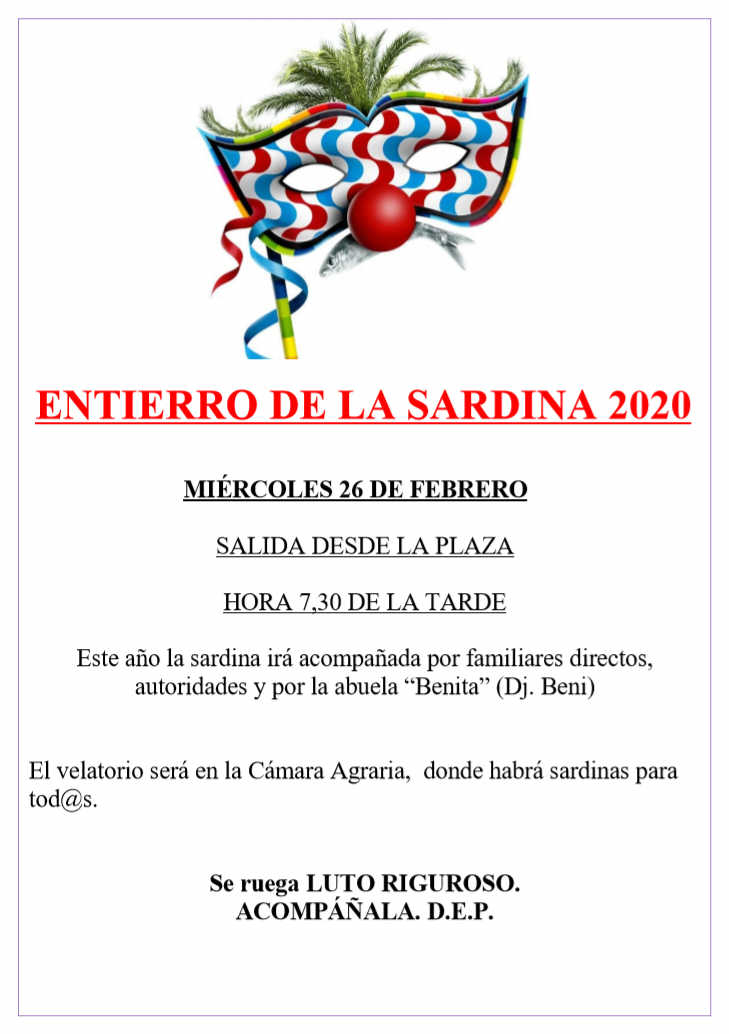 Entierro de la Sardina 2020