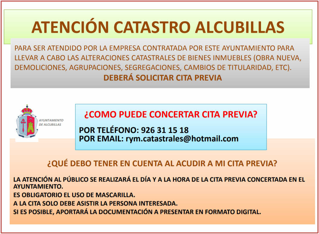 Catastro Alcubillas Catastro Alcubillas