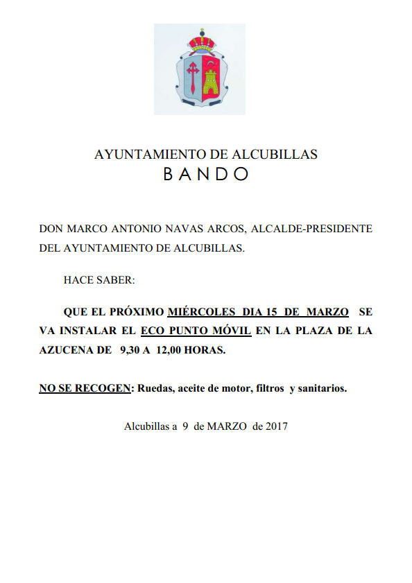 Bando Eco Punto Bando Eco Punto