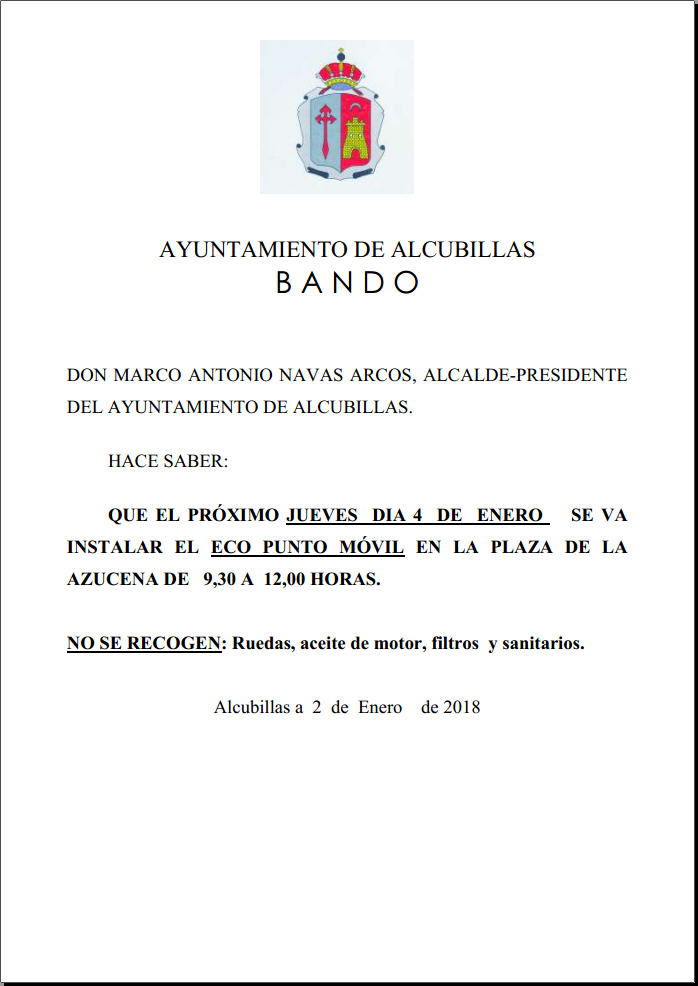 Bando Eco Punto Bando Eco Punto