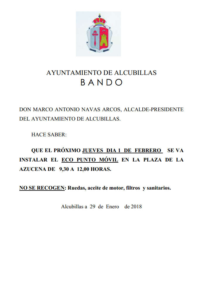 Bando Eco Punto Bando Eco Punto