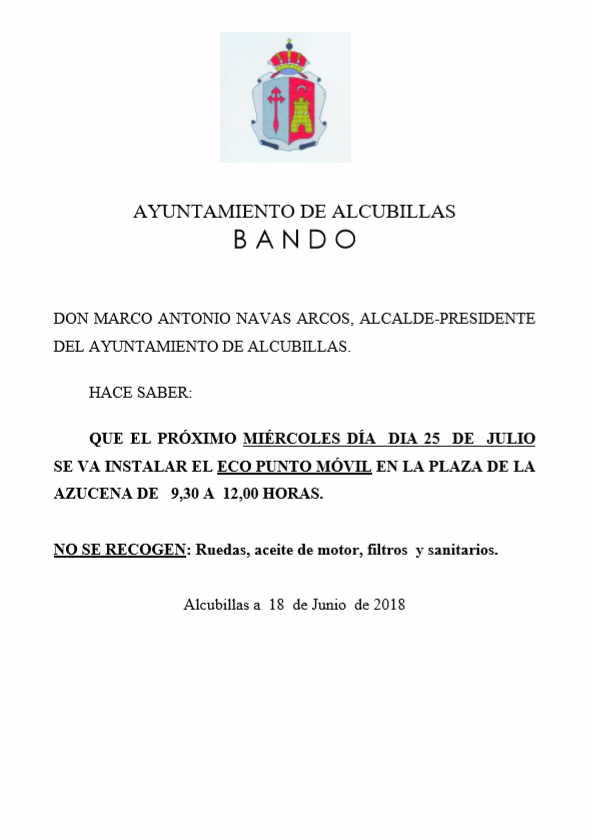 Bando Eco Punto Bando Eco Punto