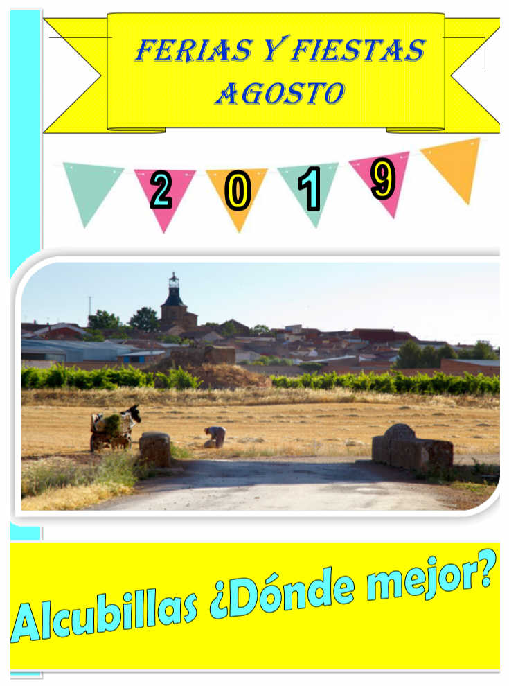 Programa Oficial de las Fiestas de Agosto 2019 Programa Oficial de las Fiestas de Agosto 2019
