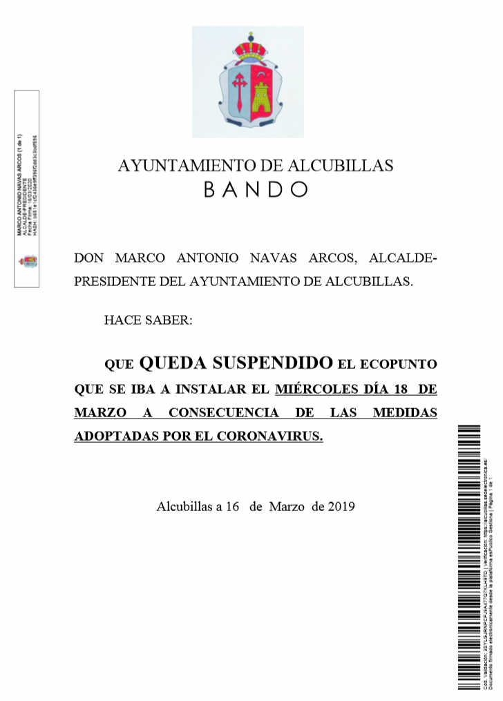 Suspensión ECO punto movil Suspensión ECO punto movil